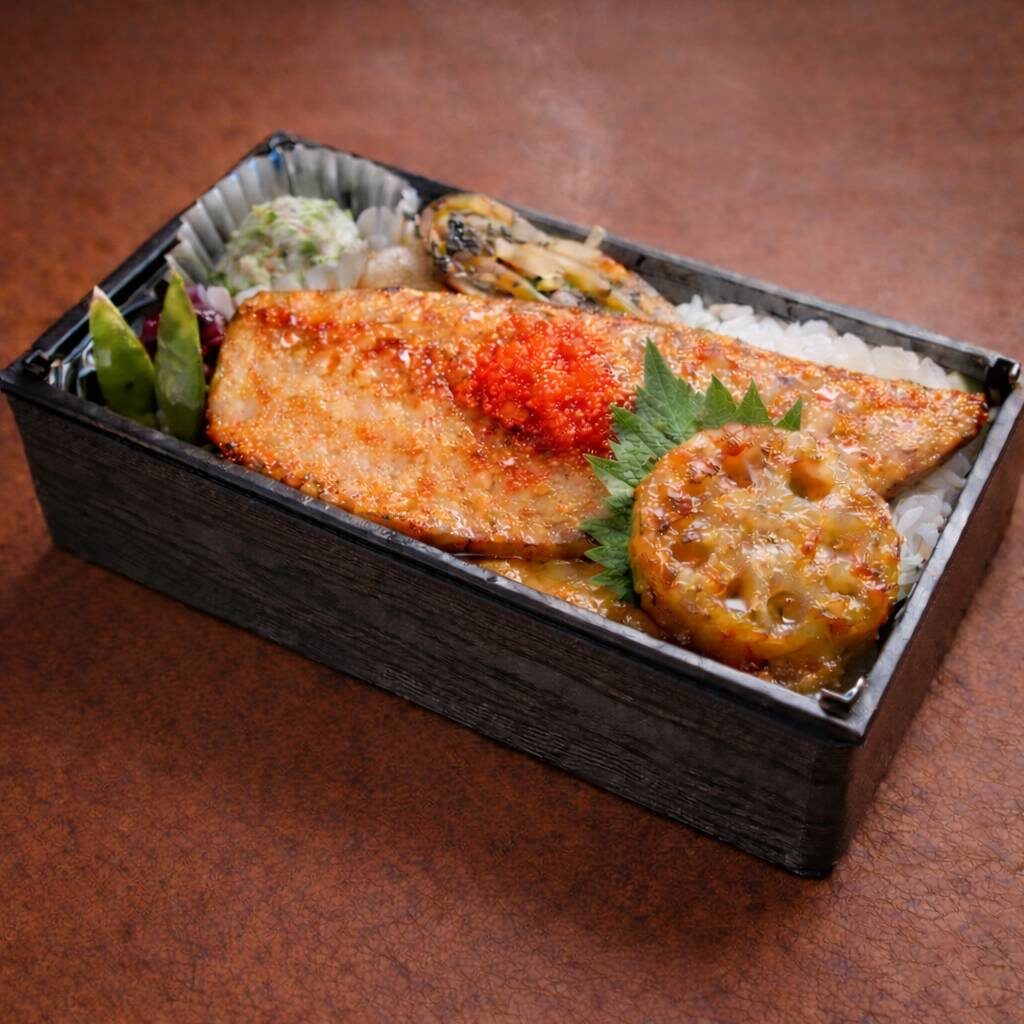 炙りとろ鯖めんたい重